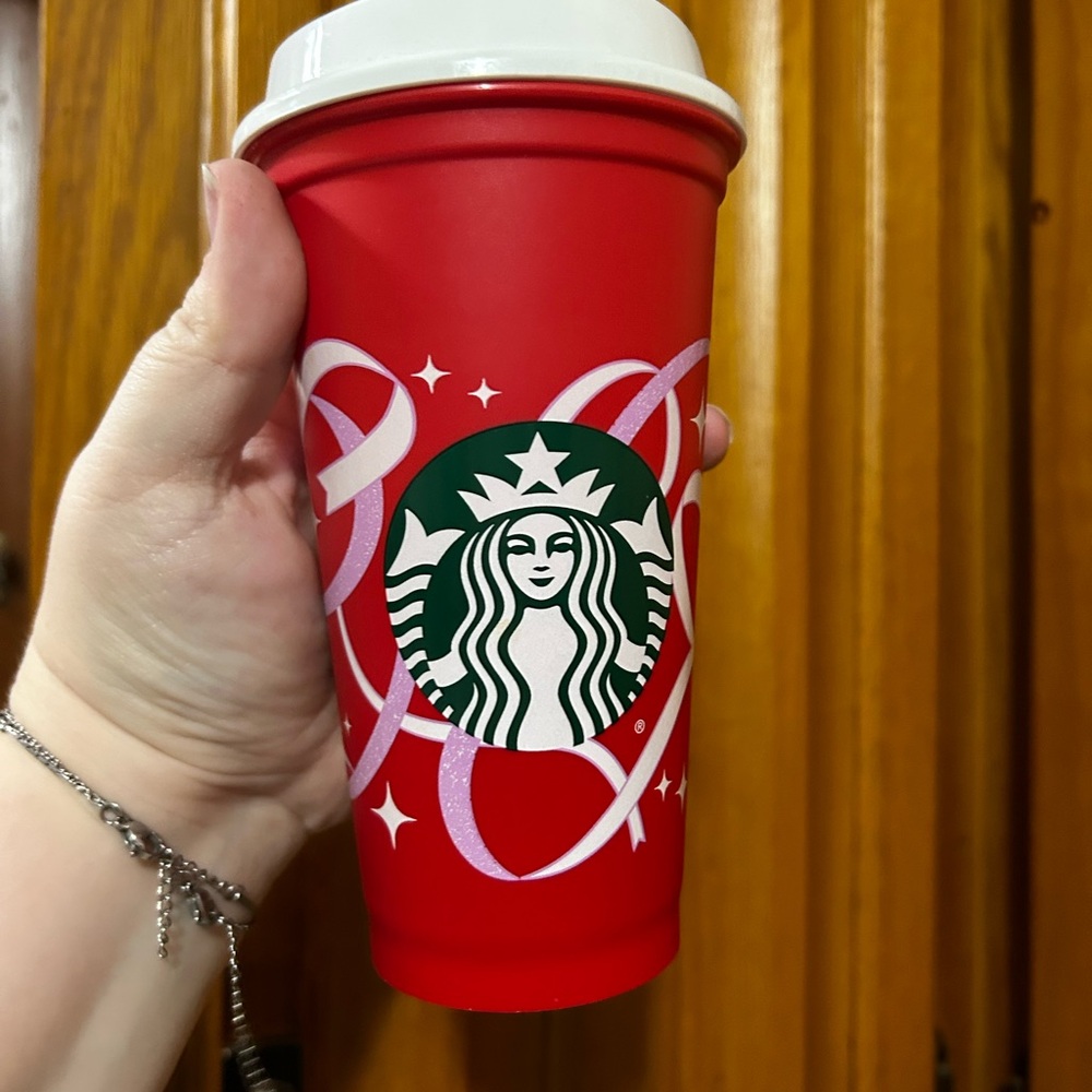 Starbucks 2021 Festive Red and White tumblr